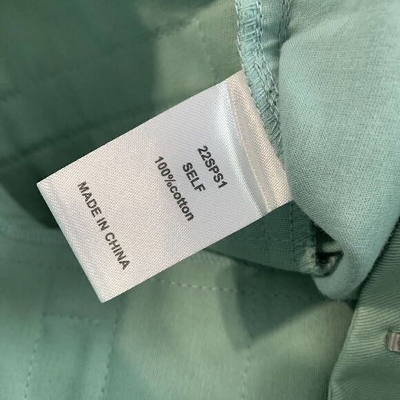 Hunter Bell New Shorts Tyler Belted Cotton Aqua Splash $325 - Picture 5 of 5